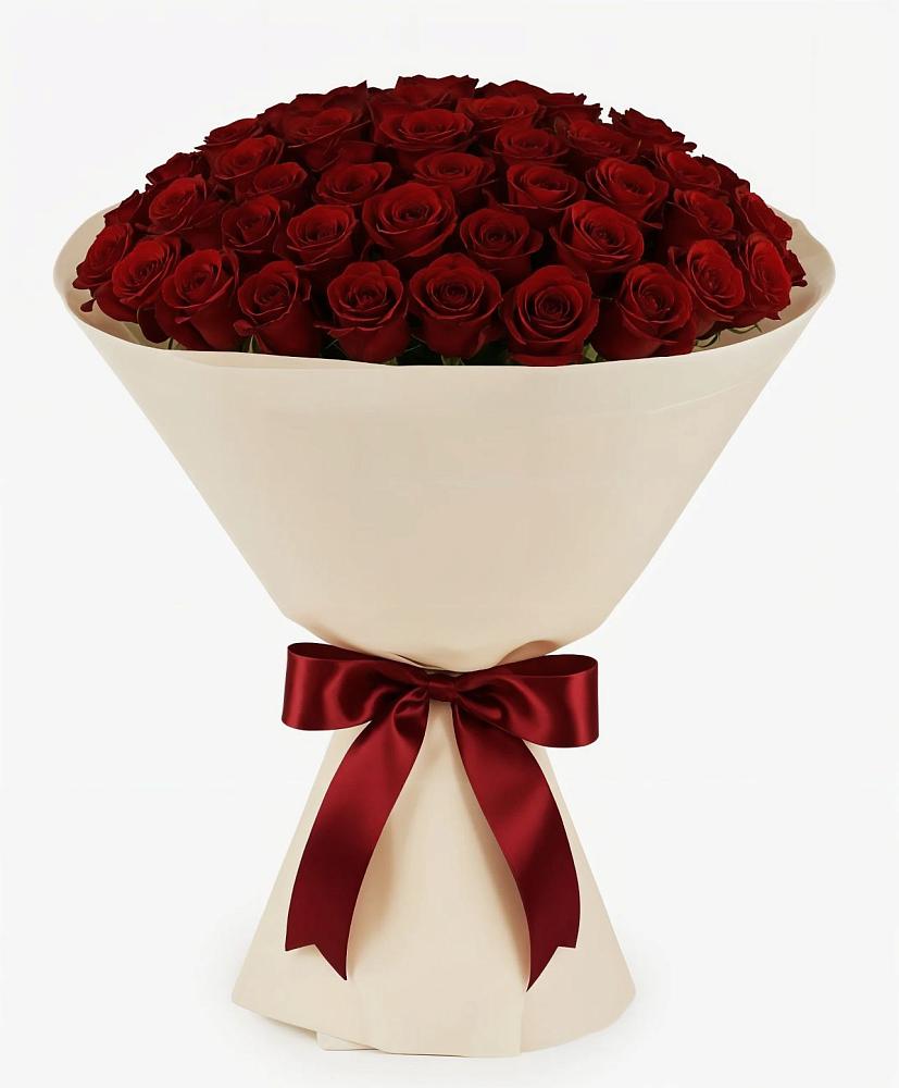 101 Бордовая роза Блэк Бакарра в Дербенте Букет 101 Бордовая роза Блэк Бакарра в Дербенте