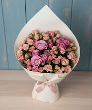 Букет Нежная розовость в Дербенте Букет цветов из:  Розы в Дербенте